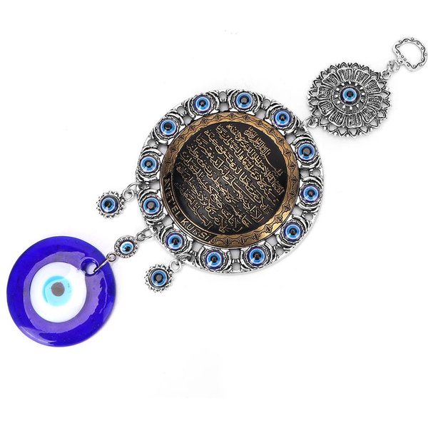 Amuleto IsláMico Azul Ojo Turco BendicióN Colgante De Pared DecoracióN Del Hogar Protector MusulmáN-image
