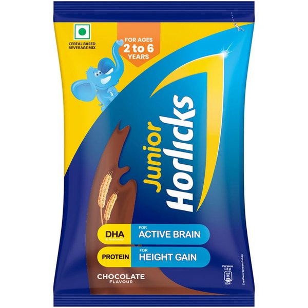 Junior Horlicks Czekoladowy NapóJ ZbożOwy Saszetka 400G Opakowanie 1 NapóJ OdżYwczy Dla Malucha-image