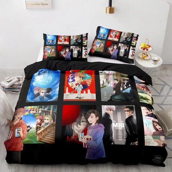 Jujutsu Kaisen Juego De Cama Individual Twin Completo Queen King Size Anime Juego De Cama Para Adulto Kawaii NiñO Dormitorio Juegos De Funda NóRdica Estampado 3D 044 70X133Cm 2Pcs-image