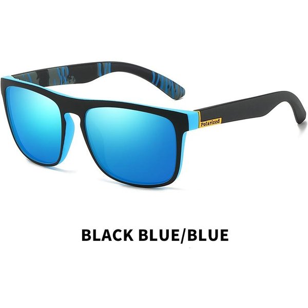 Gafas De Sol Polarizadas Cuadradas Vintage De Moda Para Hombres Y Mujeres, Para Conducir, Pescar, Lujo, De DiseñAdor, Gafas De Sol, Gafas Para Conductor, UV400 Blue-image