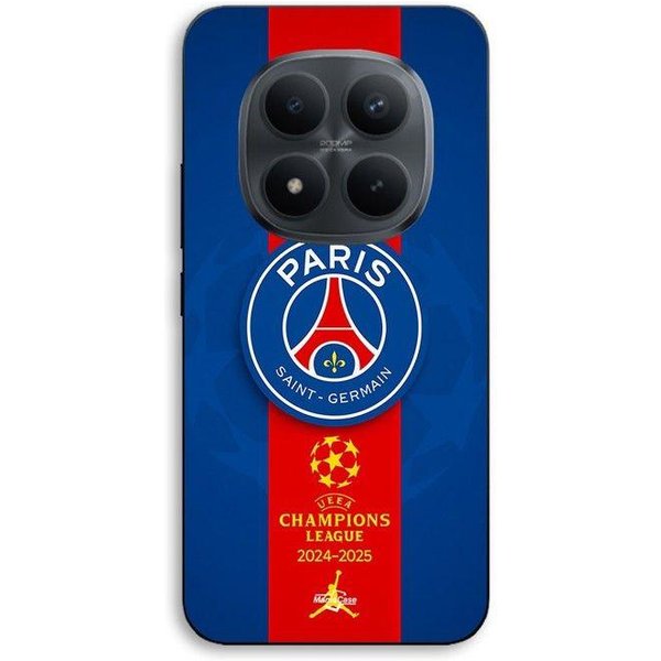 Funda - Maniacase - Xiaomi Redmi Note 15 Pro 5G - Logo Psg Jordan - Silicona Tpu - Negro Negro-image