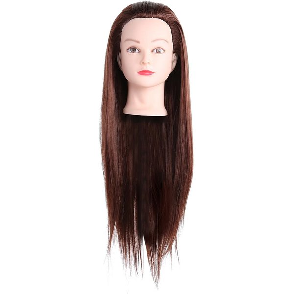 SalóN De PeluqueríA CosmetologíA PeluqueríA Cabeza De PráCtica Maniquí MuñEcas Herramientas De SalóN (MarróN)-image