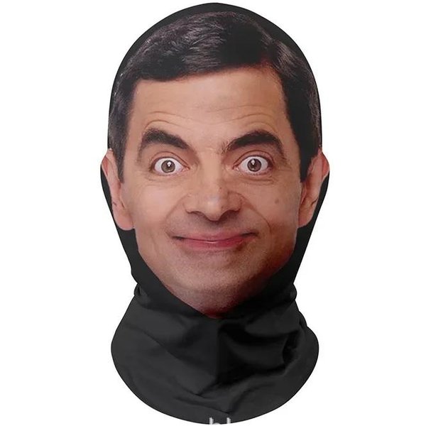 Realistyczne Maski Na Twarz 3D Elastyczna Siatka Maska Na Całą Twarz Dla MężCzyzn Kobiet Cosplay Hip Hop Nakrycie GłOwy Kominiarka Czapka Z Kapturem Nakrycie GłOwy-image