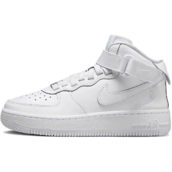 Zapatillas Nike Air Force 1 Mid Easyon SE GS Triple White Para NiñOs FN1193-111 38.5-image