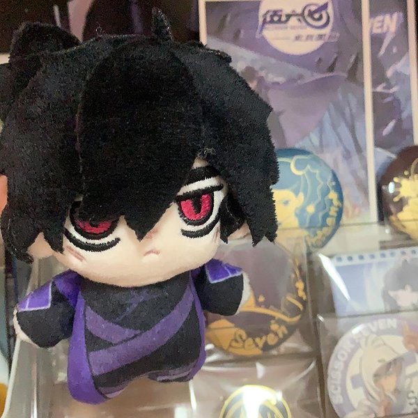10 Cm Anime Scissor Seven Pluszowa Wypchana Lalka ZabóJca Siedem Pluszowe Zabawki Brelok Do Plecaka Lalka Pluszowe Zabawki Prezenty Urodzinowe-image