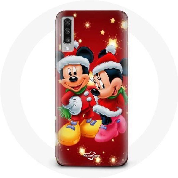 Funda - Maniacase - Samsung Galaxy A50 - Mickey Mouse - Flexible - ProteccióN Y DecoracióN Negro-image