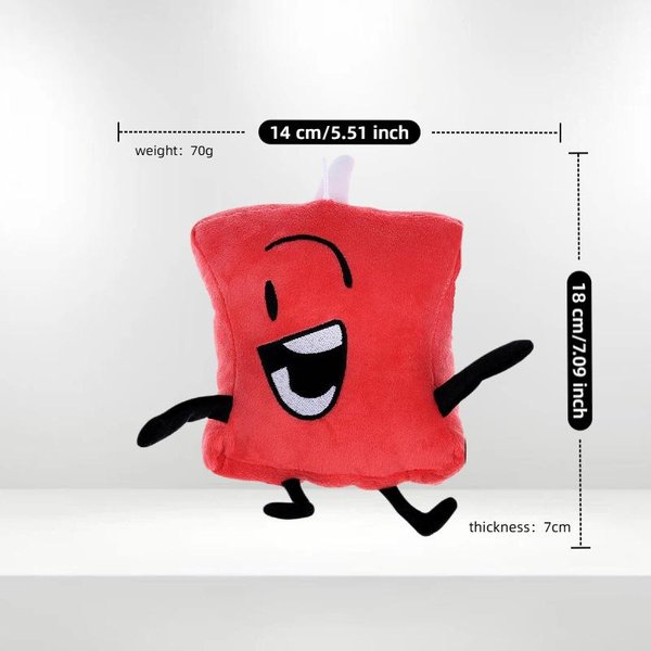 Nowa Pluszowa Zabawka Bfdi Battle For Dream Island MięKka Wypchana Lalka Urocza Anime DziecięCy Prezent Urodzinowy WystróJ Pokoju-image