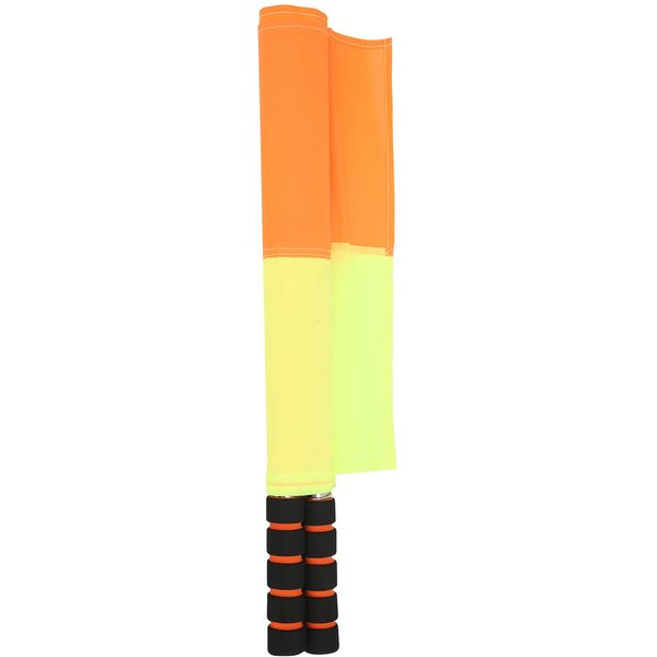 2 Banderas De ÁRbitro Banderas De Mano De Linier Para Entrenamiento De FúTbol Con Bolsa De Almacenamiento-image
