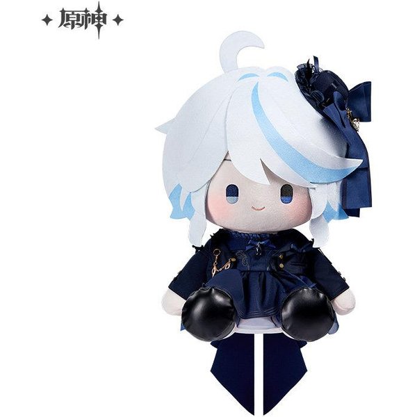 Genshin Impact Furina Seria WrażEń Pluszowa Lalka SiedząCa, Urocza Postać Anime Kolekcjonerska Figurka, MięKka Pluszowa Zabawka-image