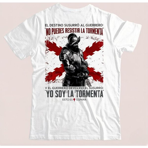 Bandera De Cruz BorgoñA Tercios EspañOles Esto Es EspañA Camiseta Manga Corta Casual AlgodóN Cuello Redondo Verano Unisex Camiseta XL White-image