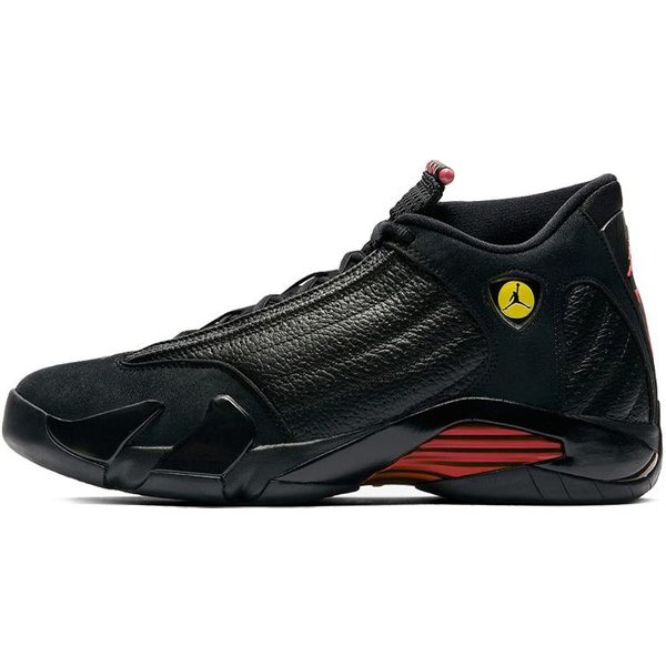 Air Jordan 14 Retro Last Shot 2018 MęSkie Sneakersy Czarne Varsity-Red 487471-003 40-image