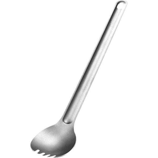 Cuchara-Tenedor De Acero Inoxidable Cuchara-Tenedor Para Camping Vajilla Para Exteriores Cuchara-Tenedor De Mango Largo Spork-image