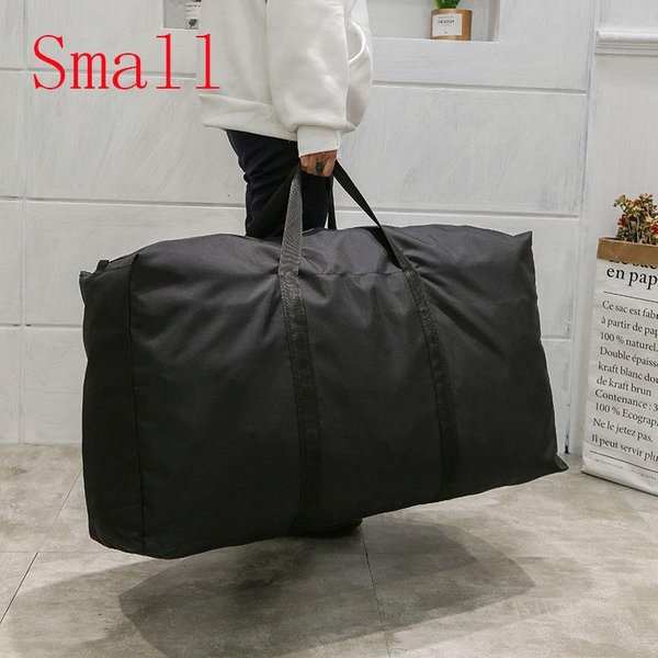 Unisex DużA Pojemność SkłAdana Torba PodróżNa Torby Do Przechowywania Ubrań Na Zamek BłYskawiczny Oxford Torba Weekendowa Cienka PrzenośNa Torba Na Bagaż-image