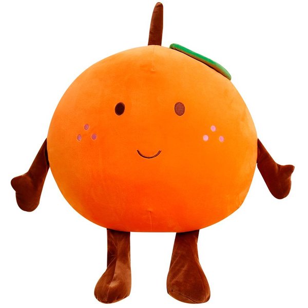 40/50 Cm Humanoidalna Pluszowa Poduszka Owocowa Wypchana Cytryna Grejpfrut PomarańCza Urocza Poduszka Podpora PlecóW Pluszowa Dekoracja Prezent Urodzinowy 40Cm Orange-image