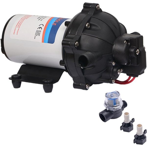Pompa Membranowa CiśNieniowa 24 V. 5-Komorowa Pompa SamozasysająCa. Pompa PrzenosząCa Wodę O Mocy 5,5 Gpm, 70 PSI Z 12V-image
