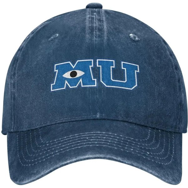 Gorra De BéIsbol Logo Monsters University Running Hippie Dropshipping Gorra Trucker De Papá Unisex Para Mujeres Visera Solar CláSica Gorra Snapback One Size-image