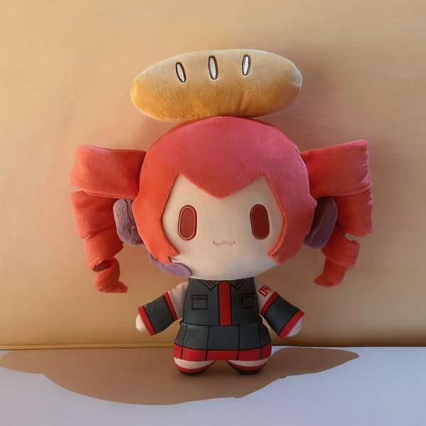 10Cm Kasane Teto Pluszowa Lalka Urocza Utau Anime Pluszak MięKka BawełNiana Lalka Brelok Wisiorek Ozdoba Do Torebki Kolekcjonerski Prezent Dla FanóW 10Cm-image