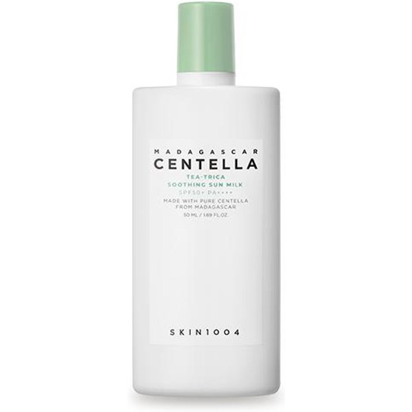 Skin1004 Leche Solar Calmante Madagascar Centella Tea-Trica SPF50 PA (50Ml) White-image