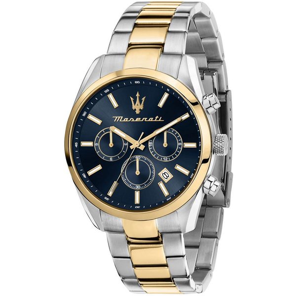 Maserati Attraction EdicióN Limitada CronóGrafo Dos Tonos Acero Inoxidable Esfera Negra Cuarzo R8853151008 Reloj Para Hombre Negro-image
