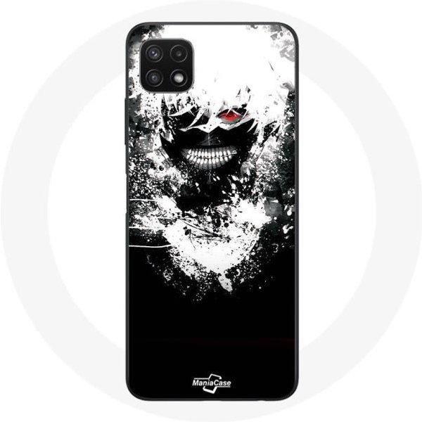 Funda - Maniacase - Samsung Galaxy A22 5G - Anime Tokyo Ghoul - ProteccióN - Flexible Negro-image