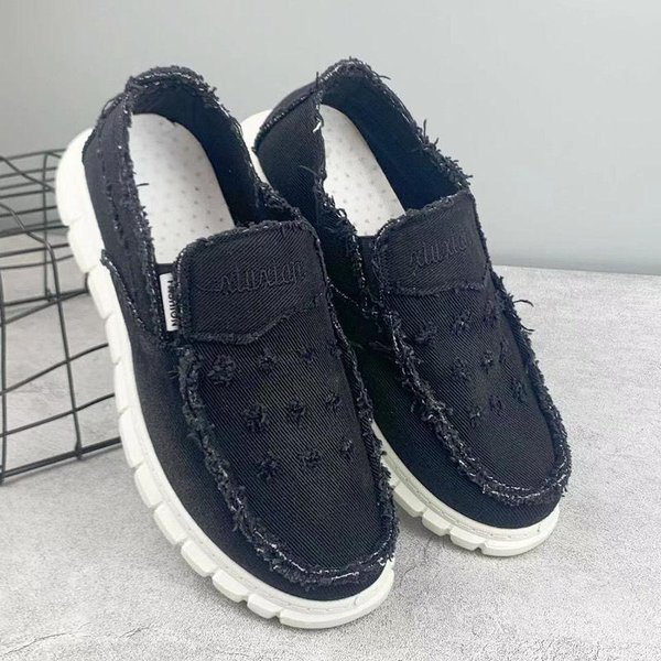 Stare PłóCienne Buty PekińSkie MęSkie Brezentowe Buty MałA Stokrotka MęSkie Buty Wsuwane Obuwie OddychająCe Buty żEbraka 43-image