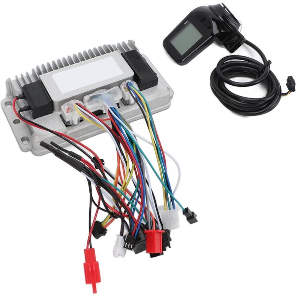 Kit Controlador De Motor Sin Escobillas 48V 60V 1000W Con Pantalla LCD Controlador De Onda Senoidal De 3 Modos Para-image