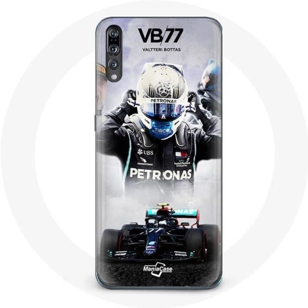 Funda Para Huawei P20 Pro FóRmula 1 Valtteri Bottas Piloto De F1 Negro-image