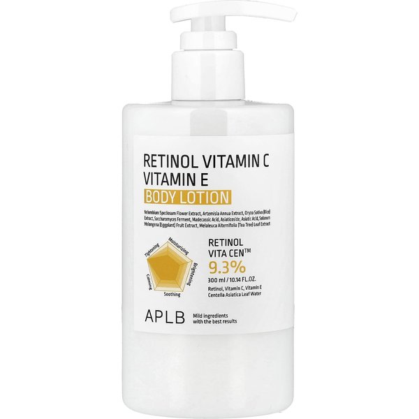 Aplb, Balsam Do CiałA Retinol Witamina C, Witamina E, 300Ml (10,14 Uncji) White-image