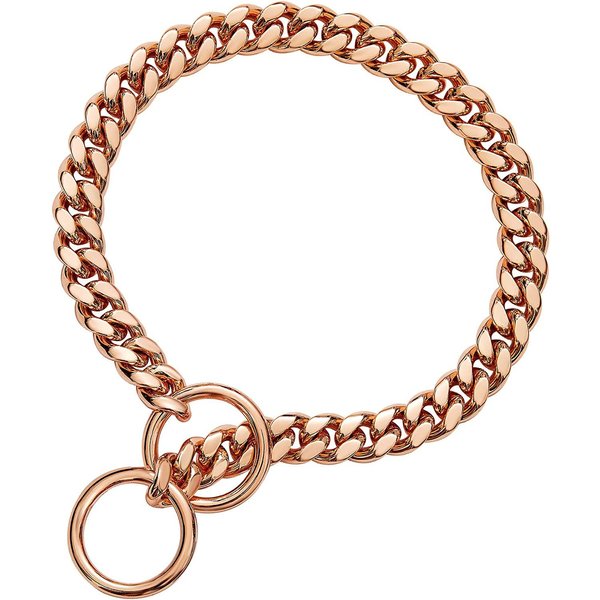 Collares De Cadena De Estrangulamiento De Metal Para Perros Grandes, Pitbull, Bulldog, Duraderos, De Acero Inoxidable, Antideslizantes, Para Perros 20Inch-50Cm-image