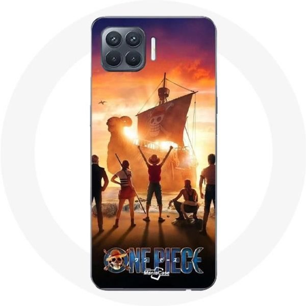 Funda - Maniacase - Oppo A93 - Flexible - Negra - PóSter De One Piece Equipos Arte Temporada 1-image