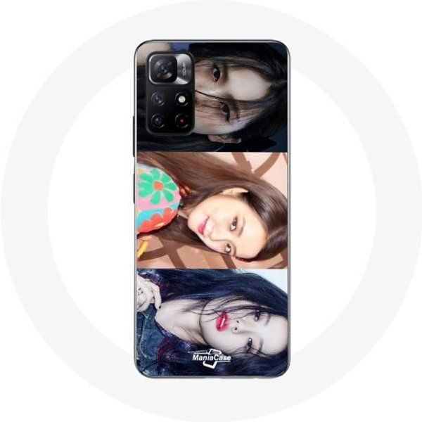 Funda - Blackpink - Xiaomi Redmi Note 11S 5G - Flexible - Negro - DiseñO Jisoo Y Ice Cream Negro-image