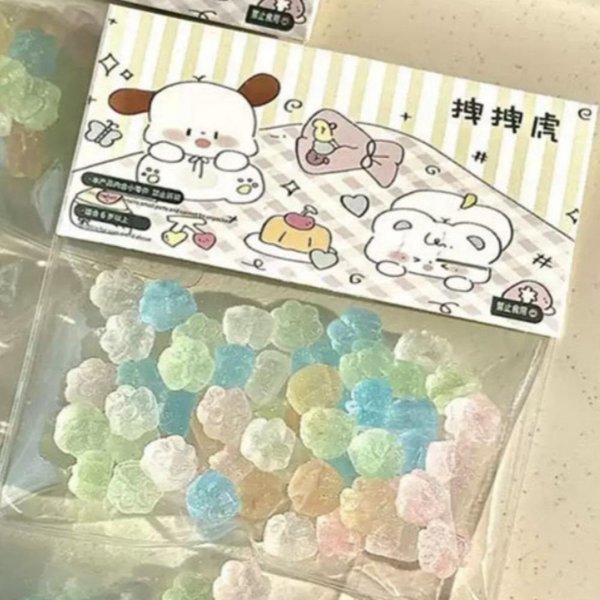 50 Szt. Mini Zabawka Taiyaki Kocia ŁApka Squishy - Zabawki Sensoryczne Fidget Do Redukcji Stresu Dla Dzieci I DorosłYch, Antystresowe ŚCiskane Squishy Prezent-image