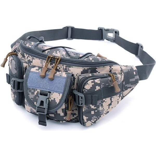 RiñOnera TáCtica Sling Molle Impermeable Bolsos Fanny Senderismo Pesca Deporte Caza Camping CinturóN Deportivo Pack RiñOnera XA517WA-image