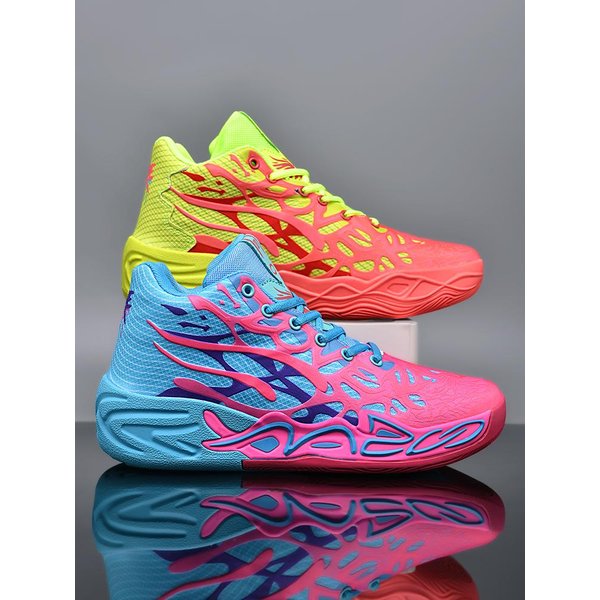 Zapatillas De Baloncesto Para Hombre, Transpirables, Con AmortiguacióN, Antideslizantes, Para Correr, Entrenamiento En Gimnasio, Deportivas Para Mujer 45 Yellow-image