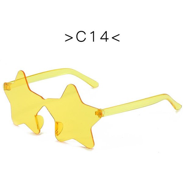 Nowe Modne Kolorowe Damskie Okulary PrzeciwsłOneczne Gwiazdki Vintage Kolorowe Cukierkowe Damskie Okulary PrzeciwsłOneczne ŚMieszny Prezent Na Halloween Okulary Imprezowe As Shown In The Figu-image