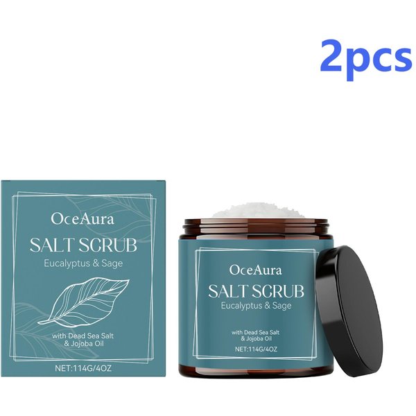 Peeling Do Mycia CiałA Z Solą Z Morza Martwego Usuwanie Martwego NaskóRka PielęGnacja Profesjonalne Oczyszczanie SkóRy Peeling Olejek Jojoba Peeling Do CiałA Do KąPieli 114G-image