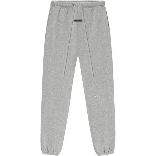 Fear Of God Essentials Vintage Polarowe Spodnie Dresowe Betonowy Melange MęSkie M Gray-image