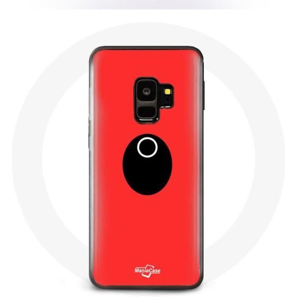 Funda - Squid Game - Samsung Galaxy S9 - Flexible - Roja - MáScara De CíRculo-image