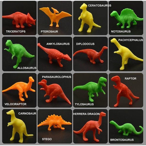 Mini Symulacja Dzikie ZwierzęTa Dinozaur Model Zabawki Solidne Ozdoby Plastikowe Figurki Kolekcja Dla Dzieci Zabawki Urodziny BożE Narodzenie Prezenty-image