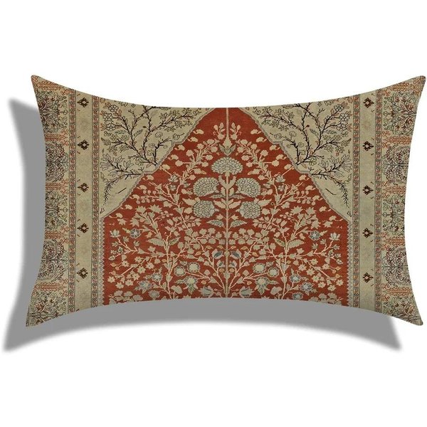Jednostronna Poszewka Na Poduszkę W Stylu MarokańSkim Do Domu, Sypialni, Salonu, Pokrowiec Na Poduszkę LęDźWiową Na Sofę 30X50Cm-image