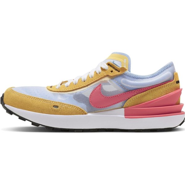 Nike Waffle One Cordones Antideslizantes AmortiguacióN Zapatillas Casuales De CañA Baja Para NiñOs Naranja Blanco DC0481-700 38.5-image