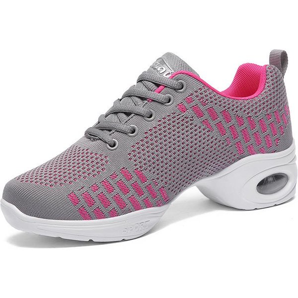 Zapatos De Baile Latino Para Mujer Jazz Ballroom Salsa Zapatos De Baile Mujer Tacones Altos NiñOs Entrenamiento Moderno Tango Zapatillas De Baile Femenino 39 Gris-image