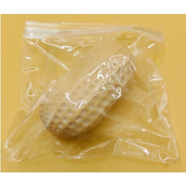 Orzechowy Squishy ChrupiąCa PiłEczka Antystresowa Zabawka Do ŚCiskania WypełNienie Klocki Budowlane PiłKa MięKka W Dotyku Zabawka Fidget Asmr Zabawki Sensoryczne Beige-image