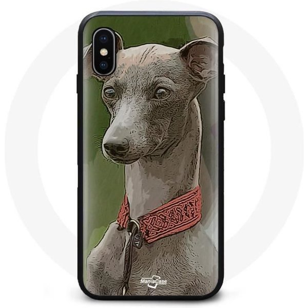 Funda Blanda - Galgo - Iphone XS Max - Negro - SintéTico - Mixto-image