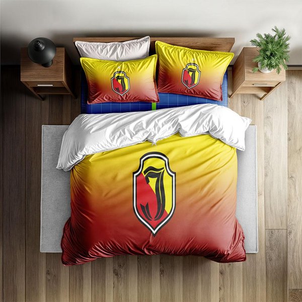 Jagiellonia BiałYstok Zestaw Poszwy Na KołDrę Bez PrześCieradłA Rozmiar King Queen Double Full Twin Single Zestaw PośCieli 140X210Cm Yellow-image