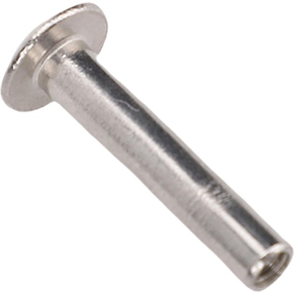 100 Pares 0.16X0.79X0.33In Juego De Remaches M3 Acero Inoxidable Remaches Y Tornillos De Cabeza Redonda Plana Para-image