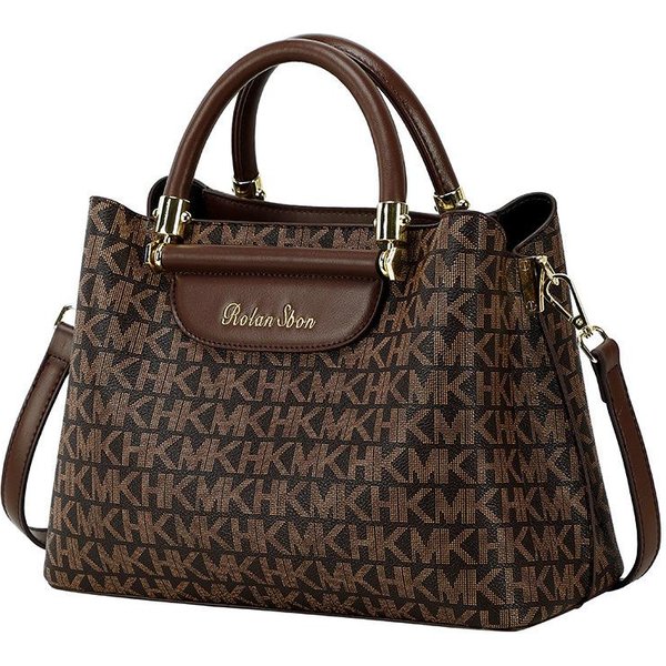 Bolso Bandolera Bolso Tote Nuevo Bolso De Hombro De Moda Trendy Letras Estampadas Bolso De Mano De Gran Capacidad-image