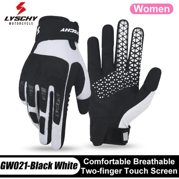 Lyschy RęKawice Motocyklowe MęSkie Damskie Letnie OddychająCe RęKawice Do Motocrossu Jazdy Antyupadkowe Odporne Na ZużYcie Luvas Ekran Dotykowy Guantes L-image