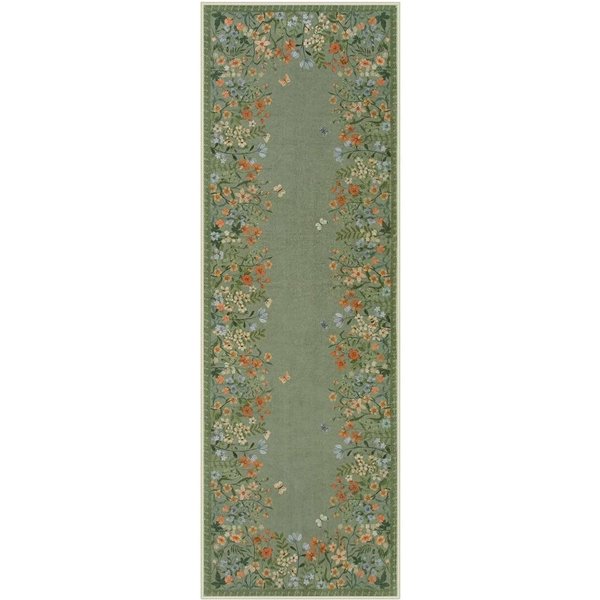 Dywanik Do Przedpokoju DłUgi Dywan MożNa Prać W Pralce SkłAdany AntypośLizgowa Mata PodłOgowa Kwiaty Wiosenne Dekoracja Domu Dywany Do Salonu 60X180Cm-image