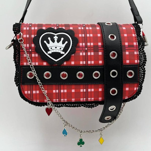 Bolso Bandolera Cosplay CinturóN Bolso De Mensajero Hombro Bolso De Mano Estudiante Regalo Anime Hinamori Amu Chica Uniforme JK Rojo-image